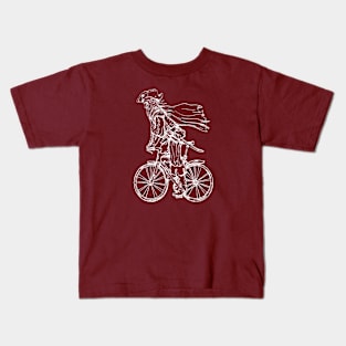 SEEMBO Pirate Cycling Bicycle Cyclist Bicycling Biking Biker Kids T-Shirt